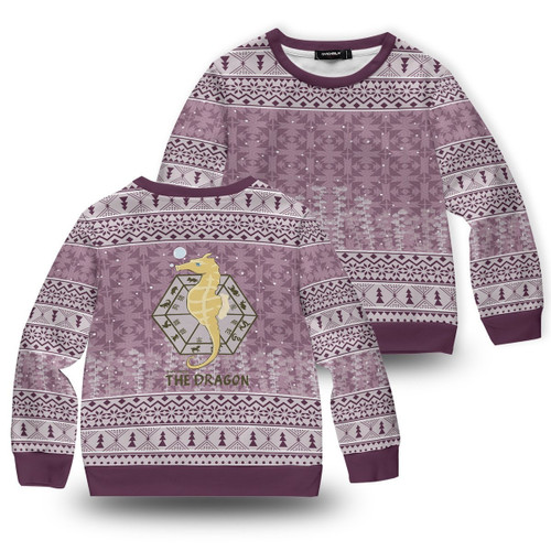 Hatori The Dragon Kids Unisex Wool Sweater