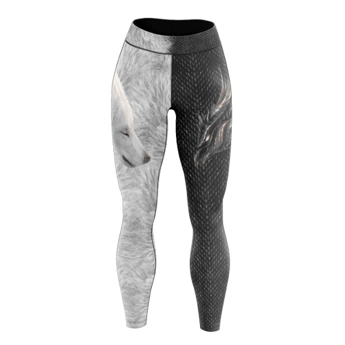 Dragon and Wolf Unisex Tights V2