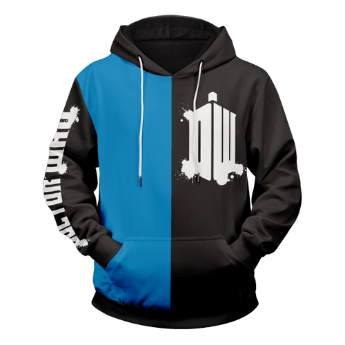 Doctor Who Black-Blue Unisex Pullover Hoodie