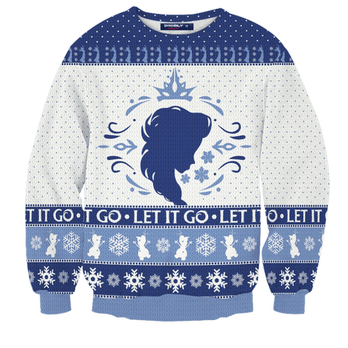 Let It Go Elsa Unisex Wool Sweater