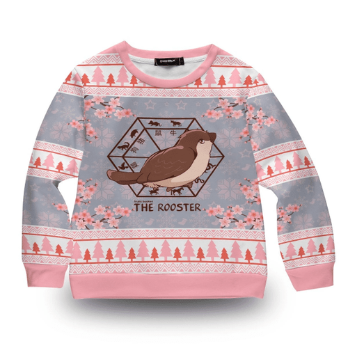 Kureno The Rooster Kids Unisex Wool Sweater