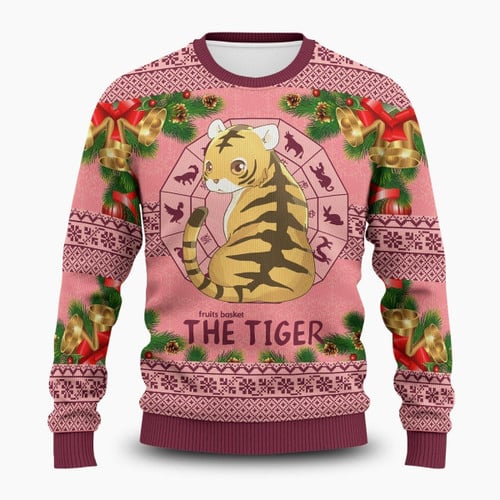 Kisa The Tiger Unisex Wool Sweater