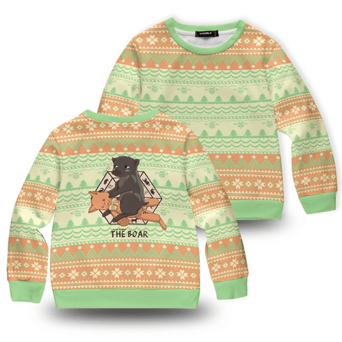 Kagura The Boar Kids Unisex Wool Sweater