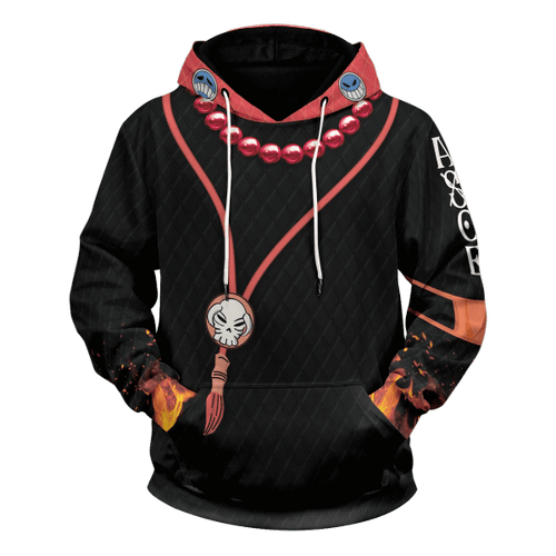 One Piece Ace Unisex Pullover Hoodie