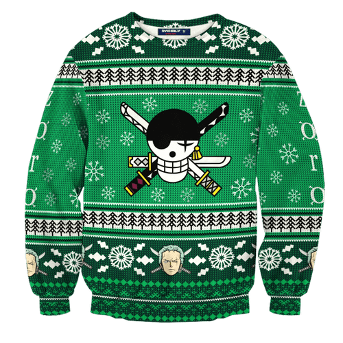 Pirate Zoro Unisex Wool Sweater
