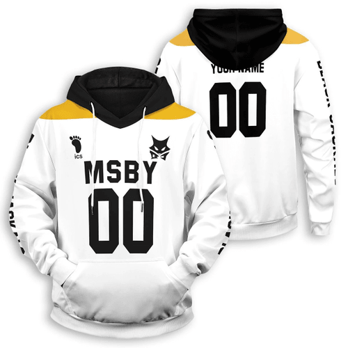 Personalized MSBY Black Jackals Libero Unisex Pullover Hoodie