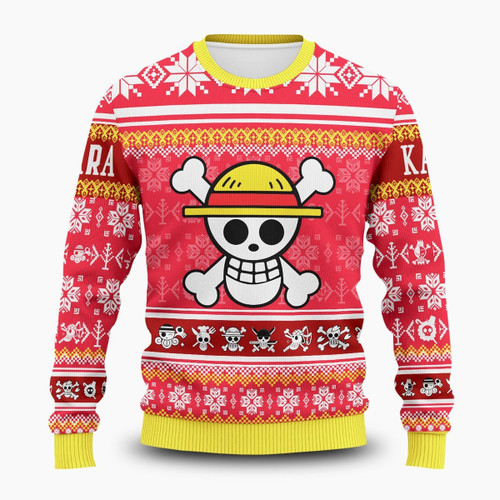 Pirate Xmas Unisex Wool Sweater