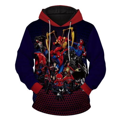 Spiderman Multiverse Unisex Pullover Hoodie