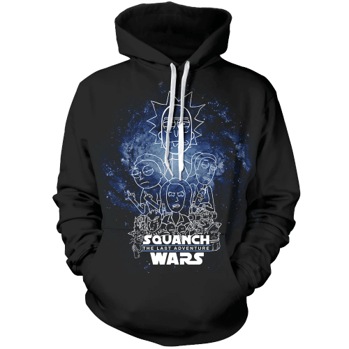 Squanch Wars Unisex Pullover Hoodie