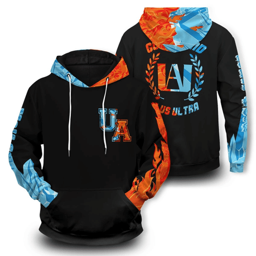 Shoto Fire Ice Unisex Pullover Hoodie