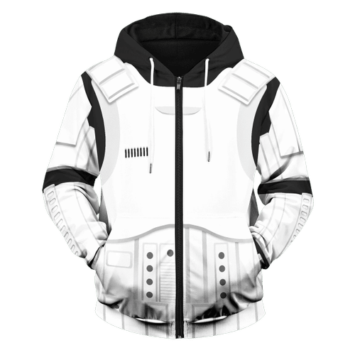 The Empire Storm Trooper V1 Unisex Zipped Hoodie