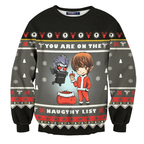 Yagami Naughty List Unisex Wool Sweater
