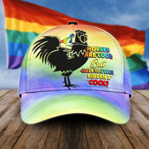  LGBT Horse Are Cool But Have You Ever Ridden A Cock PRIDE 2022 3D Classic Cap