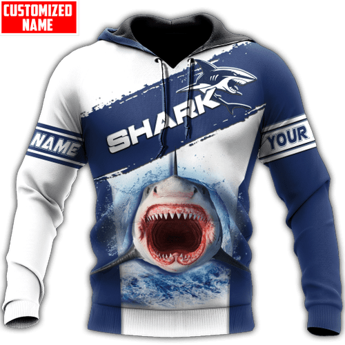  Personalized Love Shark All Over Printed Unisex Shirts