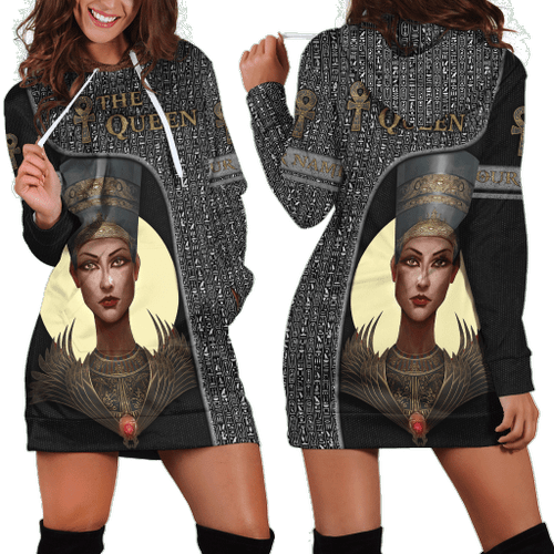 The Queen Ancient Egypt Hoodie Dress  PD