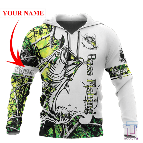  Green Bass Fishing Sport D all over printed shirts for men and women