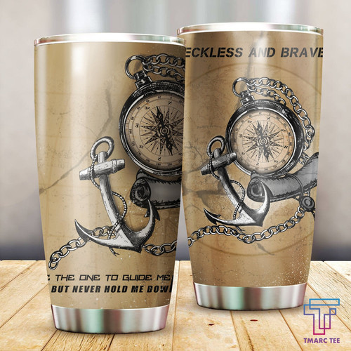  Reckless and Brave Stainless Steel Tumbler Oz