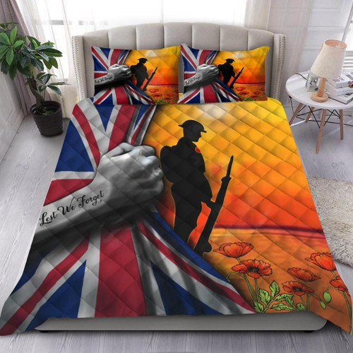  Lest we forget UK Veteran Quilt Bedding set