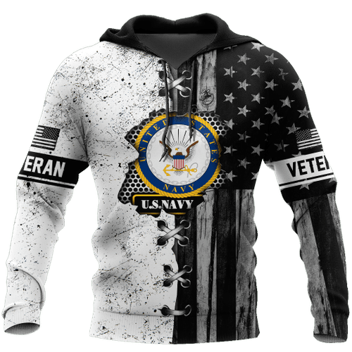  Veteran US Navy in my heart D shirts for men and women BW Proud Military
