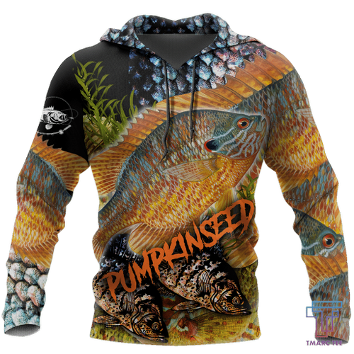  Sunfish Pumpkinseed Fishing on skin D all over shirts for men and women