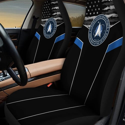  US Space Force print car seat covers Proud Military