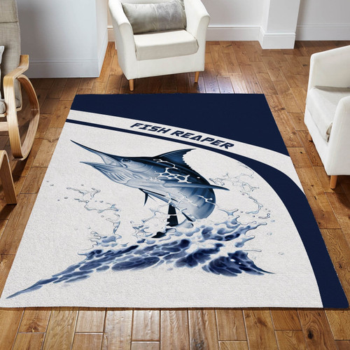  Marlin fishing design d print Rug