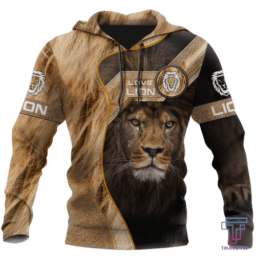  Love Lion D all over printed shirts for men and women