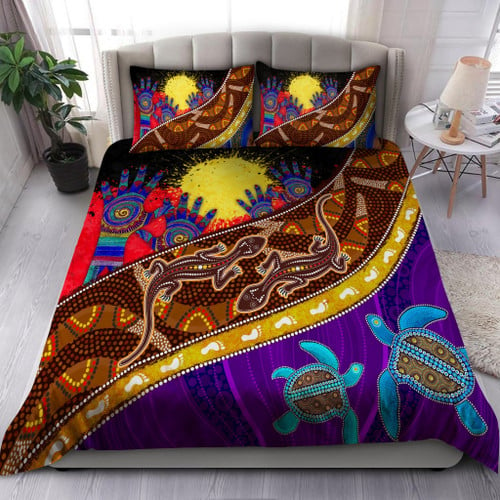  Aboriginal Culture Painting Art Colorful D Design bedding set