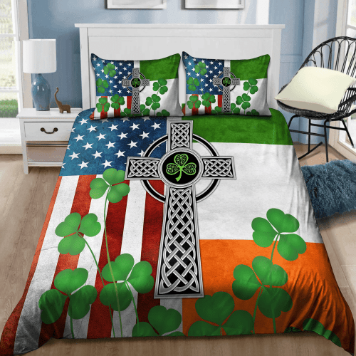  Irish Celtic Knot Cross St.Patrick day D Design bedding set
