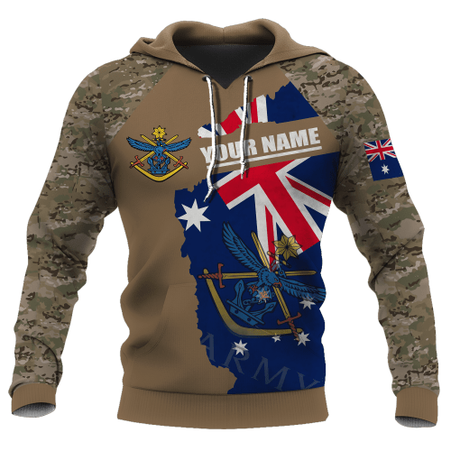  Custom name Australia Army Brothers in arms AU D print shirts Anzac Day