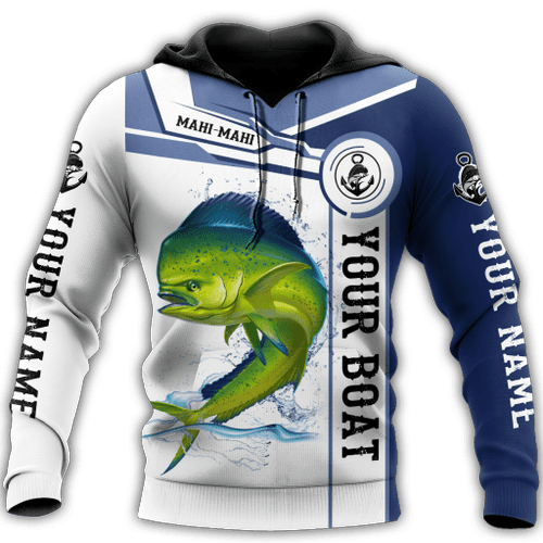  Custom name Mahi-mahi fishing Catch and Release D Design print shirts