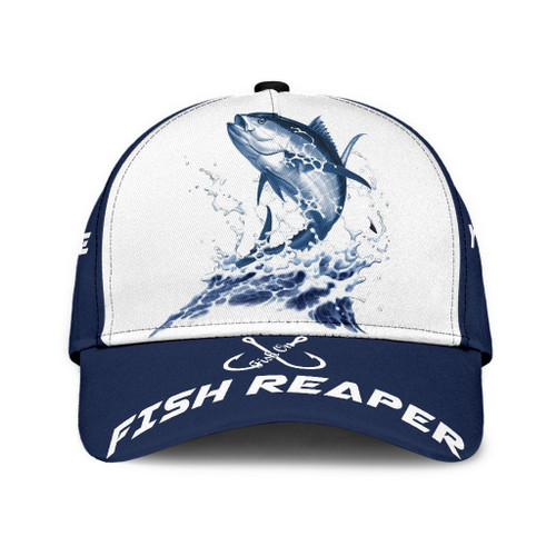  Custom Name Tuna Fishing hat Hook print Cap
