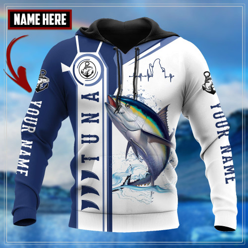  Custom name Tuna Fishing Catch and Release fishing unisex shirts