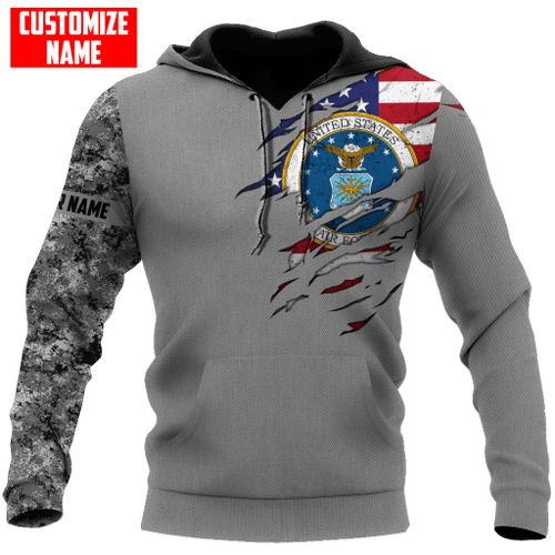  Custom name Soldier US Air Force d all over printed shirt hoodie MH