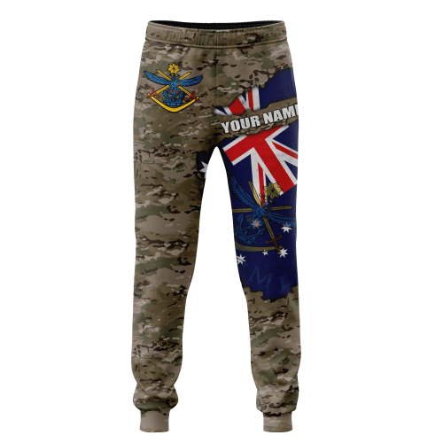  Custom name Australia Army Brothers in arms AU Flag Sweatpant Anzac Day