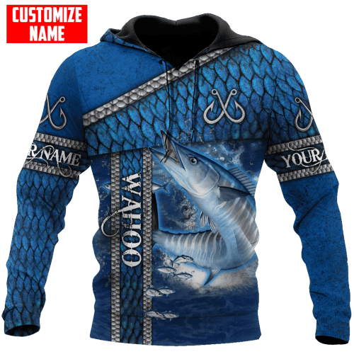  Personalized Wahoo Fish Fishing All Over Printed Shirts For Men And Women