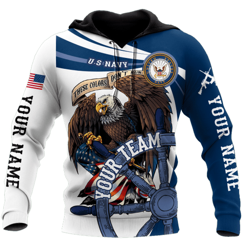  Custom name US Navy Veteran Team Boat d printed shirts Proud Military