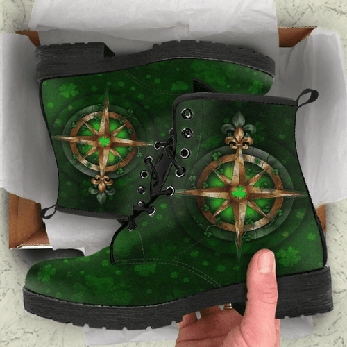 Celtic Irish Compass Shamrock All Season Boots 