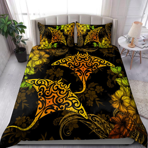  Beautiful Ray Hibiscus Hawaii Yellow Ver. Bedding Set