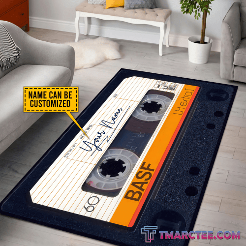  Customize Name Cassette Rug