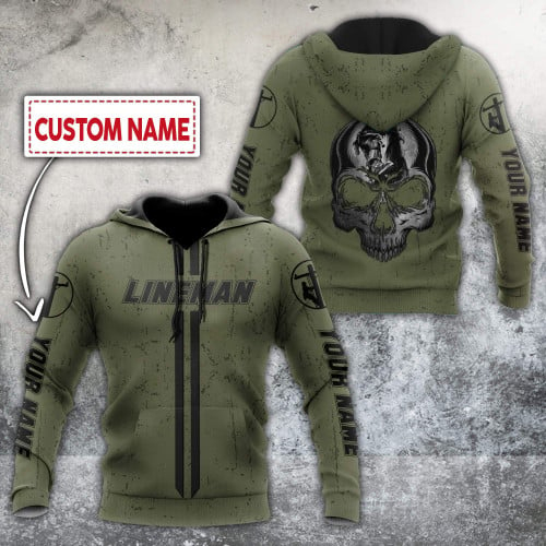  Customize Name Lineman Hoodie For Men And Women