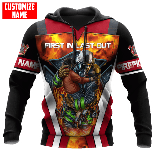  Customize Name Firefighter Unisex Shirts
