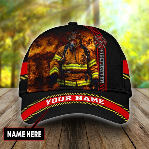  Customize Name Firefighter Classic Cap
