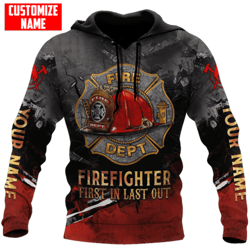  Customize Name Firefighter Unisex Shirts