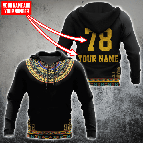  Personalized Name and Number African Unisex Shirts DD