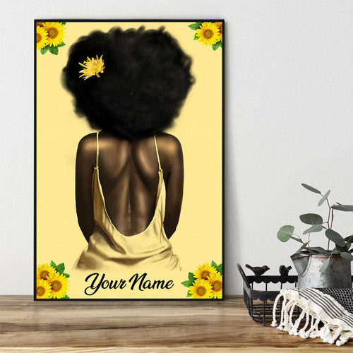  Customize Name Strong African Women Poster