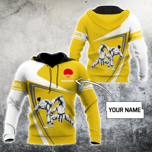  Customize Name Karate Hoodie For Men And Women MH.S