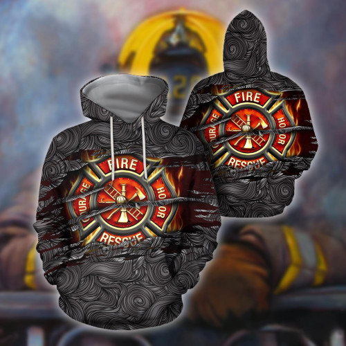  Symbol Firefighter Lover Hoodie For Men And Women DQB-TQH