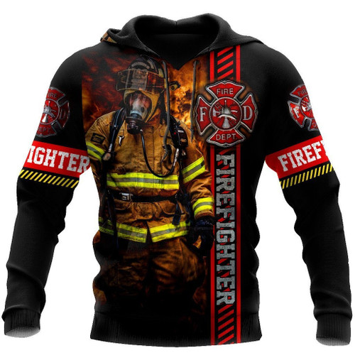  Brave Firefighter Hoodie For Men And Women TNA