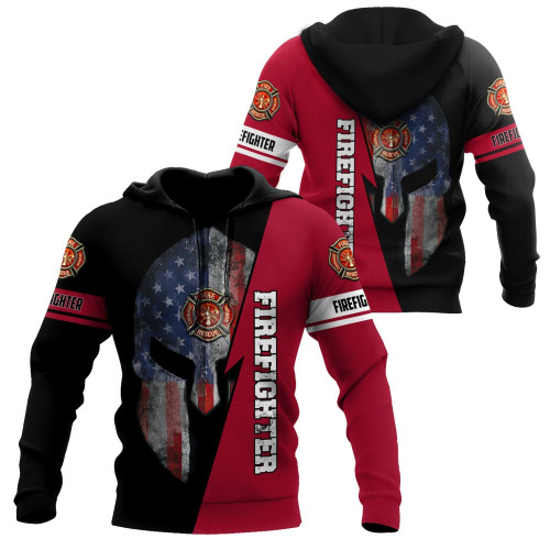  Spartan Firefighter Hoodie For Men And Women DQB